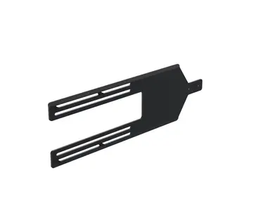 Spacepole KIOSK: Straight Bracket Addon for Payment Plates to 15-22IN Landscap