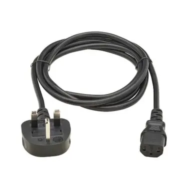 Eaton power cable Black 2 m BS 1363 Iec C13, image 3