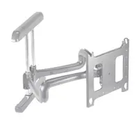 Chief Manufacturing Universal Flat Panel Dual Swing Arm Wall Mount - Sliver - 42-71IN Displays