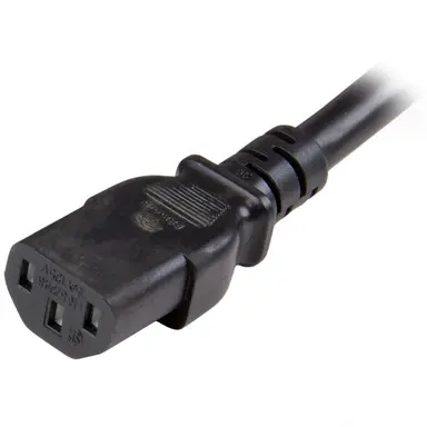 StarTech.com 3 ft (1M) Heavy Duty Extension Cord W/ IEC 60320 C13 to C20 Connectors; 125V at 1, image 8