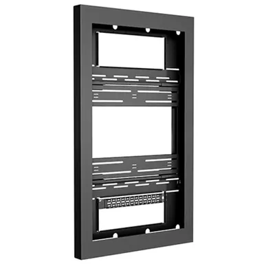 Chief Manufacturing 43 Portrait On-Wall Kiosk W/GLASS Blk
