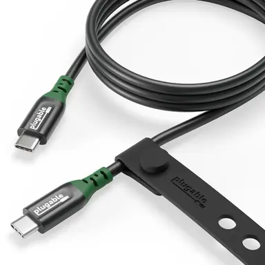 Plugable Technologies Plugable USB C to USB C Cable, 240W USB C Charging Cable 20GBPS, 4K 120HZ, 8K 60, image 4