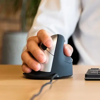 R-Go He Ergonomic Mouse, Large (Hand Size Above 185MM), Right Handed, Wired, image 6
