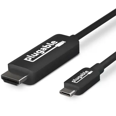 Plugable Technologies USB C to HDMI Adapter Cable - Connect USB-C or Thunderbolt 3 Laptops to HDMI Dis, image 4
