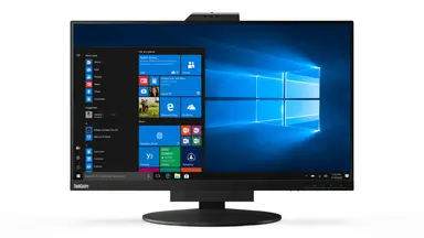 Lenovo Tio 27 G3, 27 Inch QHD Tio Monitor with IPS, Tiny Slot, Webcam, Speakers, LTPS
