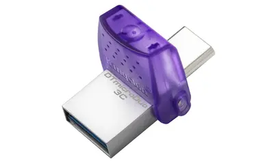 Kingston 128GB Datatraveler Microduo 3C 200MB/S Dual USB-a + USB-C, image 3