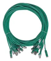 Intellinet CAT8.1 U/FTP Slim Network Patch Cable, 1.5 FT., Green, 10-Pack, image 3