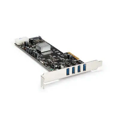 StarTech.com Add Four USB 3.0 Ports with Four Independent Channels, LP/SATA Power, and Chargi