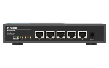 Qnap Desktop Unmanaged Switch 5 10BASE-T 5-SPEED Auto Negotiati