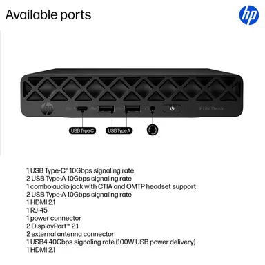 HP Elitedesk 8 MINIG1AR5-22016GB/512GBPC United States / Canada English, image 8