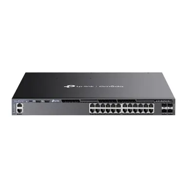 Omada Networks by TP Link Omada 24PORT MANAGEDPOE+ Switch, image 4