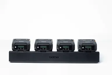 Brother International Corporat Four Bay CHARGING/ETHERNET Printer Cradle for RJ3200 Printers, image 7