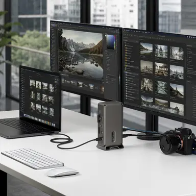 StarTech.com Connect up to Two 8K Displays or Three 4K Displays; 8X USB and 3X Thunderbolt PO, image 6