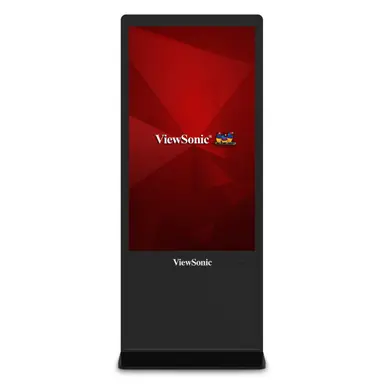 ViewSonic 55 in Free-Standing Digital Eposter, 3840 × 2160 Resolution, Embedded Soc Platform.