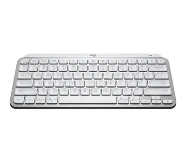 Logitech MX Keys Mini Minimalist Wireless Illuminated Keyboard - Pale Gray - US