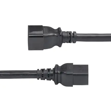 StarTech.com 2 ft (60CM) Heavy Duty Extension Cord, IEC 60320 C19 to C20 Power Extension Cable, image 4