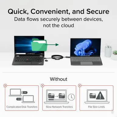Plugable Technologies Plugable USB 3.0 Data Transfer Cable Transfer Data Between 2 Windows Pcs Bravu, image 8