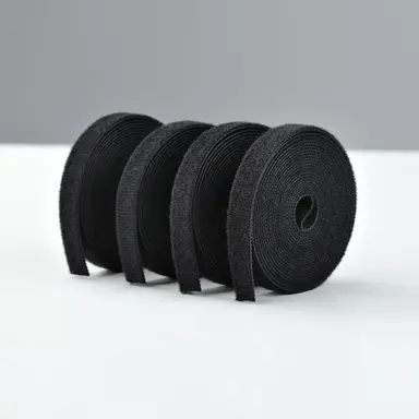 StarTech.com 4-Pack 15 ft (4.6 m) Hook and Loop Roll, 0.5 in Wide, Black, Cut-to-Size Reusable, image 4