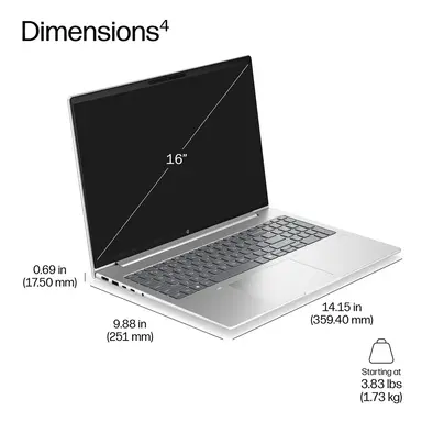 HP PB4G2A16NGAI RAI7445 16 16GB/512 PC RYZENAI7445, 16 WUXGA AG LED Uwva, Uma, image 6