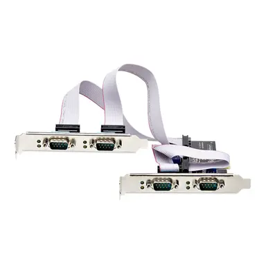 StarTech.com 4-Port Serial PCIe Card, Quad-Port PCI Express to RS232/RS422/RS485 (DB9) Serial, image 6