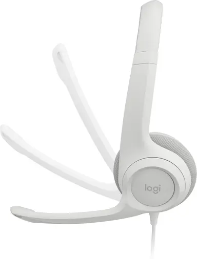 Logitech H390 USB Computer Headset - Off-White, image 8