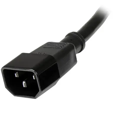 StarTech.com 10 ft (3M) Heavy Duty Extension Cord W/ IEC 60320 C14 to C13 Connectors; 125V at, image 7