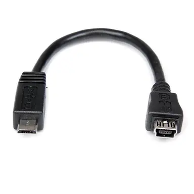 STARTECH.COM Connect Micro USB Devices Using A Mini USB Cable - Micro USB Male to Mini USB FE