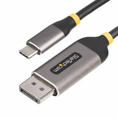 StarTech.com 10 ft (3M) USB-C to DisplayPort Adapter Cable, 8K 60HZ, 4K 144HZ, HDR, USB Type-C