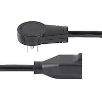 StarTech.com 10 ft (3M) Power Extension Cord - 360&DEG; Rotating Flat Plug Extension Cord - NE, image 6