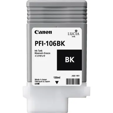 Canon PFI-106BK - Pigment Ink Tank 130ML