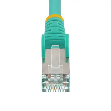 StarTech.com 15 ft Cat6a Ethernet Cable - Aqua - Low Smoke Zero Halogen (LSZH) - 10GBE 500MHz, image 8