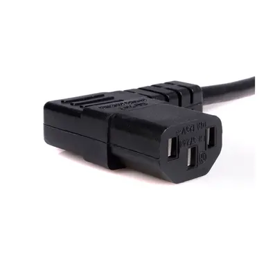 StarTech.com 10 ft (3M) Computer Power Cord, NEMA 5-15P to Right Angle C13, 10A 125V, 18AWG, image 6