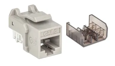 Intellinet Fastpunch Cat6 Keystone Jack UTP, Gray, image 7