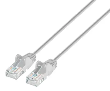 Intellinet Cat6 U/UTP Slim Network Patch Cable, 1 FT., Gray, image 4