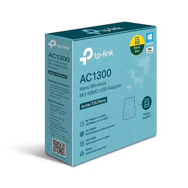 Omada Networks by TP Link AC1300 Nano Dual Band Wi-Fi USB Adapter, image 5