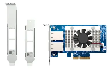 QNAP Dual-Port Baset 10GBE Network Expansion Card, Low-Profile Form Factor, PCIe GEN3, image 8