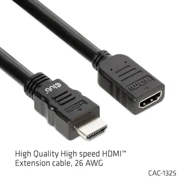 Club 3D B.V HDMI 2.0 Ext Cable 5M/16.4FT, image 6