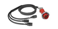 APC BY Schneider Electric APC IT Power Distribution Cable Splitter 5 Wire 20A 240V IEC309UL to 3XC19, image 3