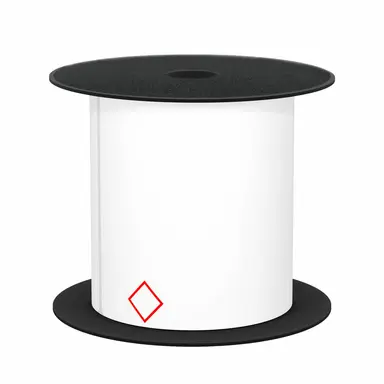 Brother International Corporat 3INX4.5IN TT GHS 1 Diamond White Label (Use BMSLPR03XX Ink Ribbons), 3MIL, 5+ YE