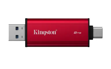 Kingston 2TB Dual USB-a/C Portable SSD, up to 1050MB/S USB 3.2 Gen 2, image 6
