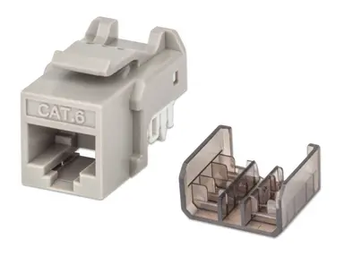 Intellinet Fastpunch Cat6 Keystone Jack UTP, Gray, image 6