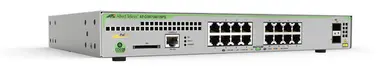 Allied Telesis L2+ Managed, 16 X 10/100/1000MBPS PoE+, 2 X SFP Uplink, 1 Fixed AC Power Supply US, image 4