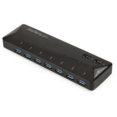 StarTech.com Add Seven USB 3.0 (5GBPS) Ports to Your Computer Plus Fast-Charge Two Mobile Dev
