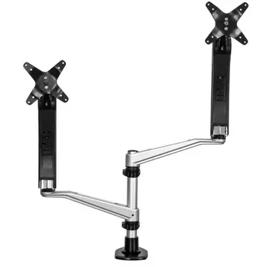 StarTech.com Save Space and Work in Comfort with This Premium Desk Mount Dual Monitor Arm, image 3