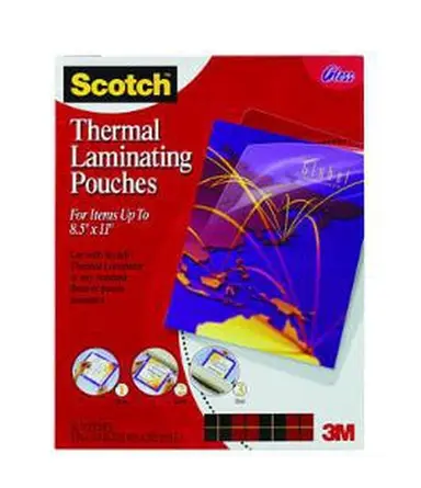 3M Display Materials and Syste 3M Thermal Pouches, Letter Size 9 in X 11.4 in 50/PACK, image 4