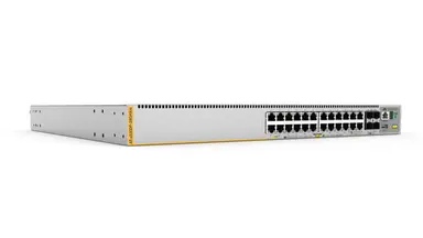 Allied Telesis L3 Stackable Switch, 20X 10/100/1000-T PoE++, 4X 100M/1G/2.5G/5G-T PoE++, 4X SFP, image 4