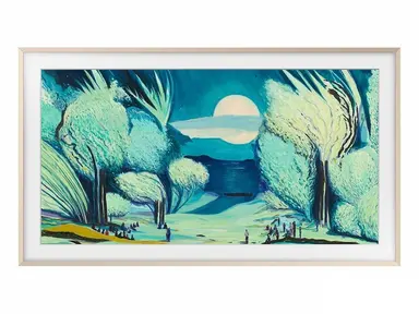 Samsung Electronics America I 75IN The Frame Customizable Bezel - Sand Gold Metal
