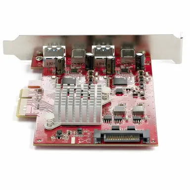 StarTech.com 4-Port USB PCIe Card - 10GBPS USB PCI Express Expansion Card W/ 2 Controllers, image 6