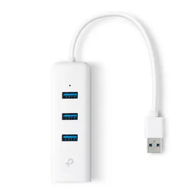 Omada Networks by TP Link USB 3.0 Type-a to Gigabit Ethernet Network Adapter with 3-Port USB 3.0 Type-a HU