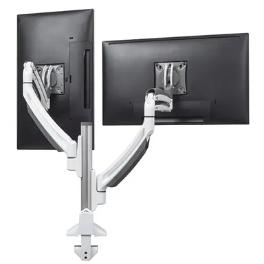 Chief Manufacturing K1 Clmn Mnt Dual Disp Dual 2L Arms Wht